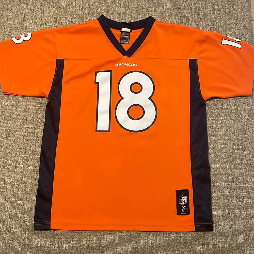NFL Team Apparel Broncos Peyton Manning #18 Jersey